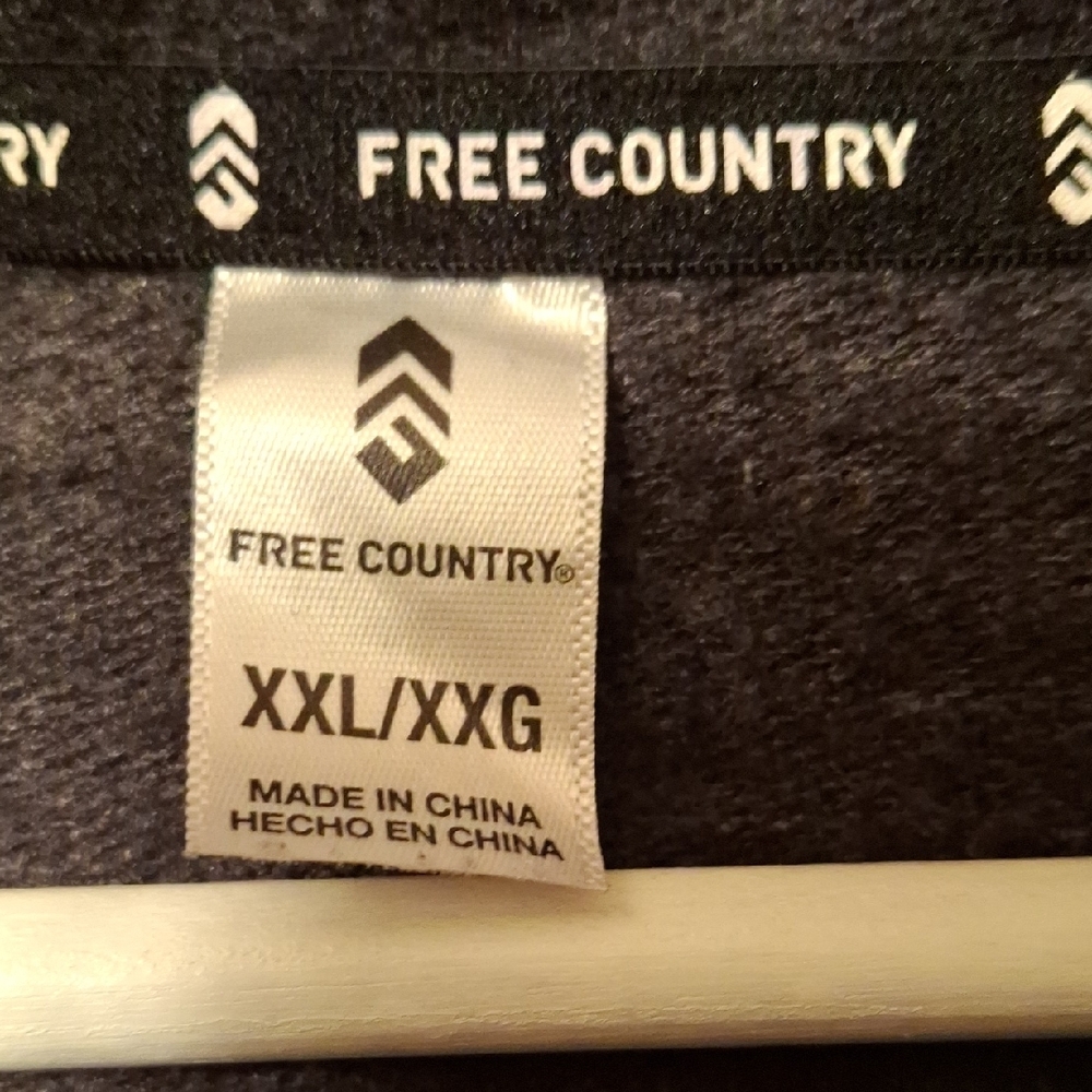 Free Country Camouflage Black Hooded Sweatshirt XXL ๐๐๐๐ - Picture 2 of 10